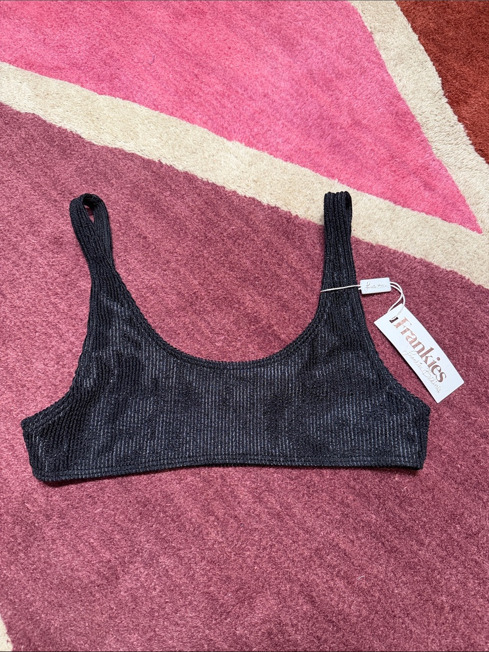 NWT Frankies Bikinis Wilderness Top Size S
